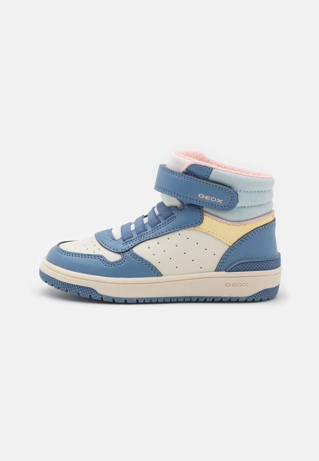 

Высокие кроссовки J Washiba Unisex Geox, цвет avio/light yellow