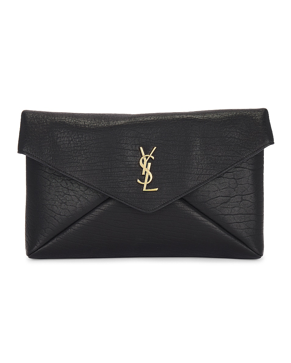 

Большой клатч-конверт Saint Lauren Cassandra Saint Laurent, цвет Noir