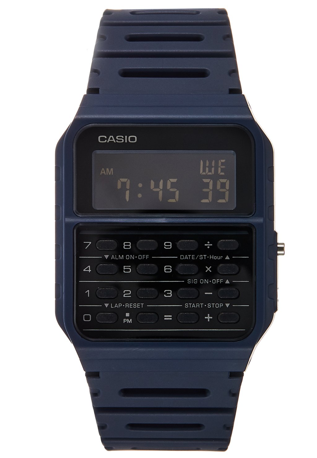 Цифровые часы Ca-53Wf Digital Vintage Casio, синий casio unisex resin digital watch ca 53wf 8bdf white