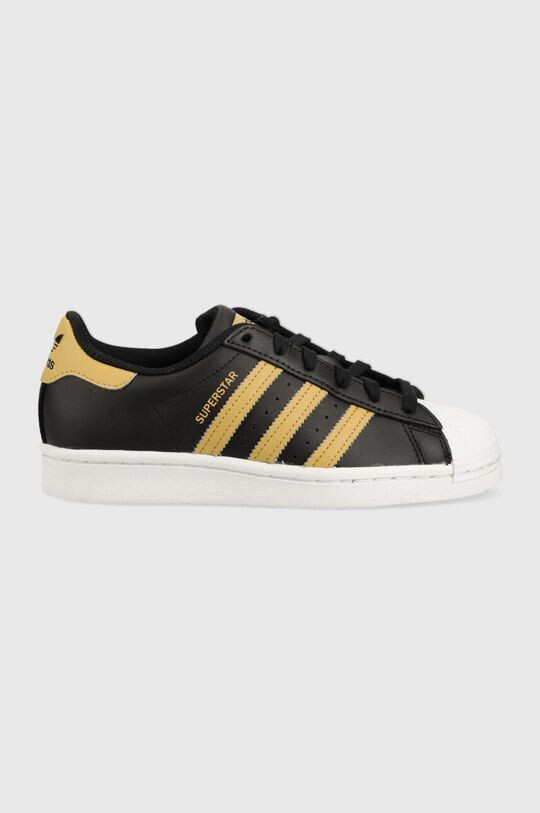 

Кожаные кроссовки adidas Originals Superstar, черный