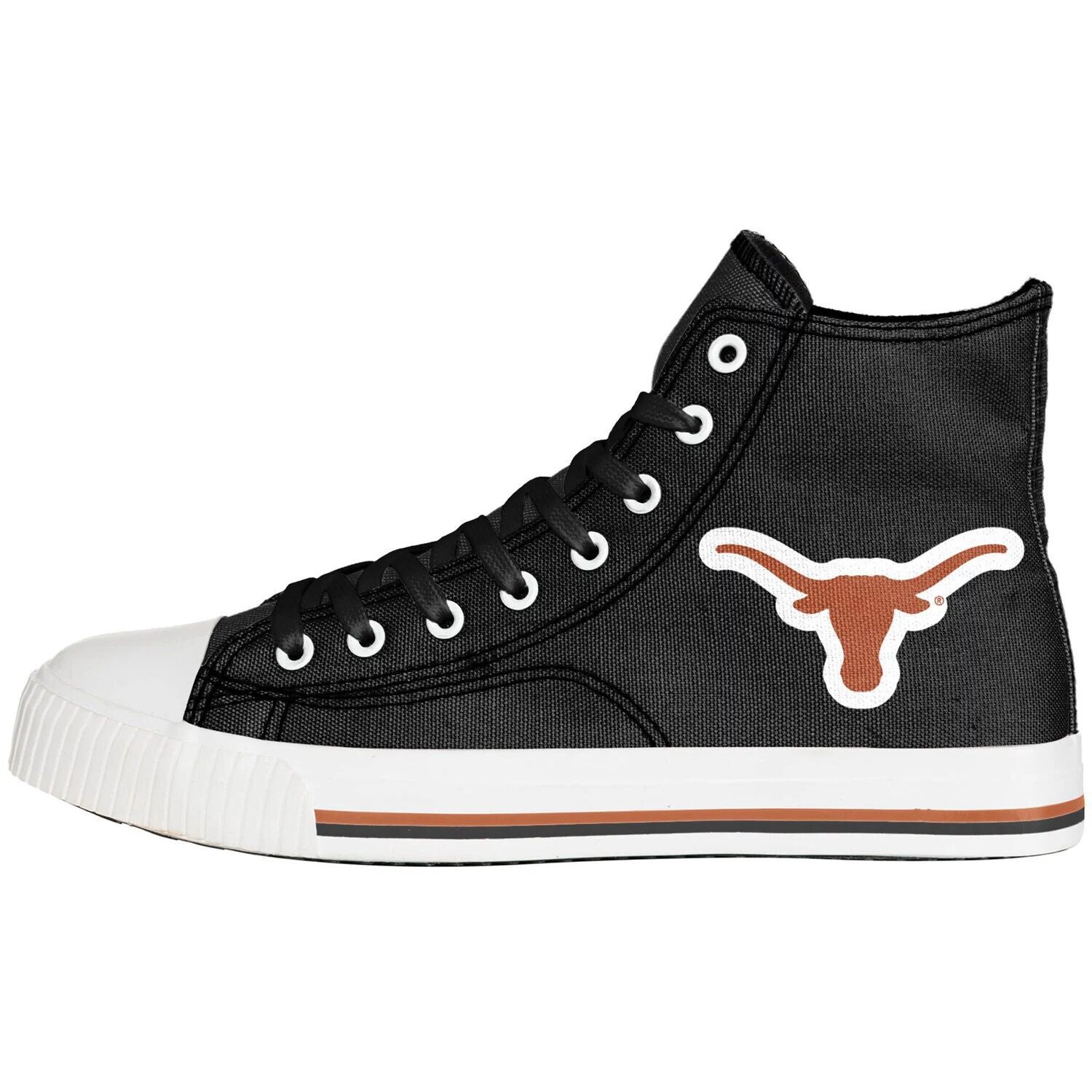 

Мужские высокие парусиновые туфли с большим логотипом FOCO Texas Longhorns