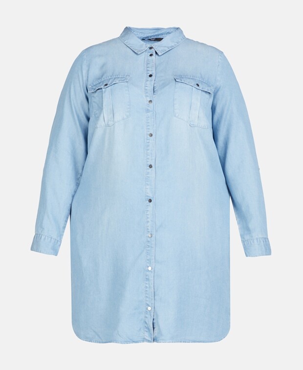 

Джинсовое платье Vero Moda, светло-синий