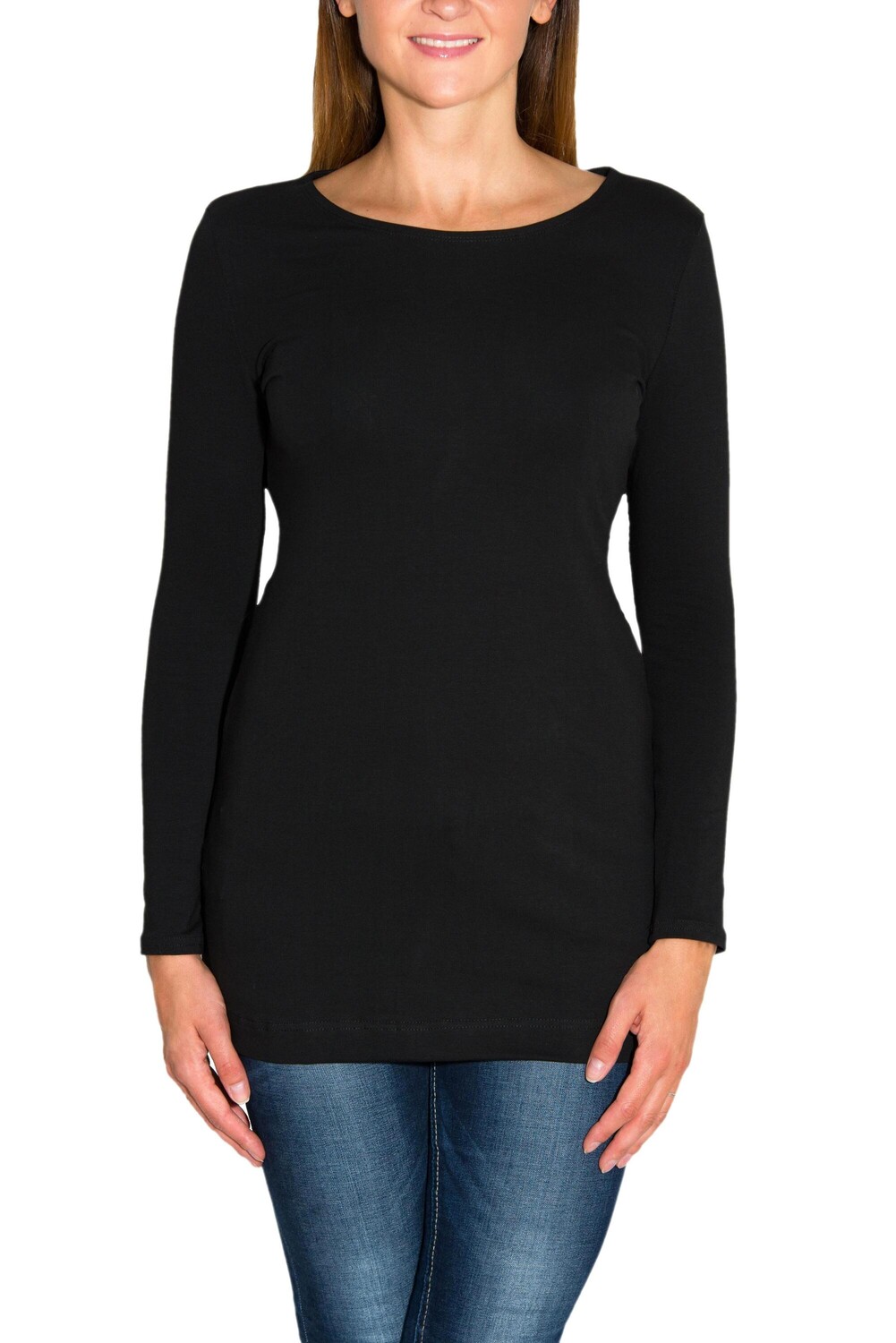 

Блуза Alkato Langarmshirt, черный