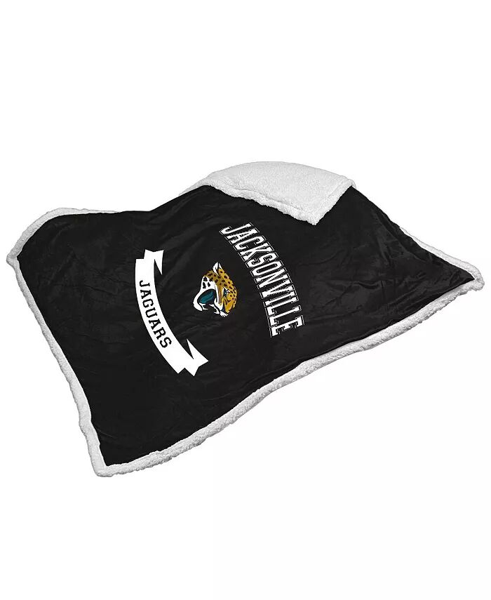 

Одеяло из шерпы Jacksonville Jaguars размером 50 x 60 дюймов Logo Brands, черный