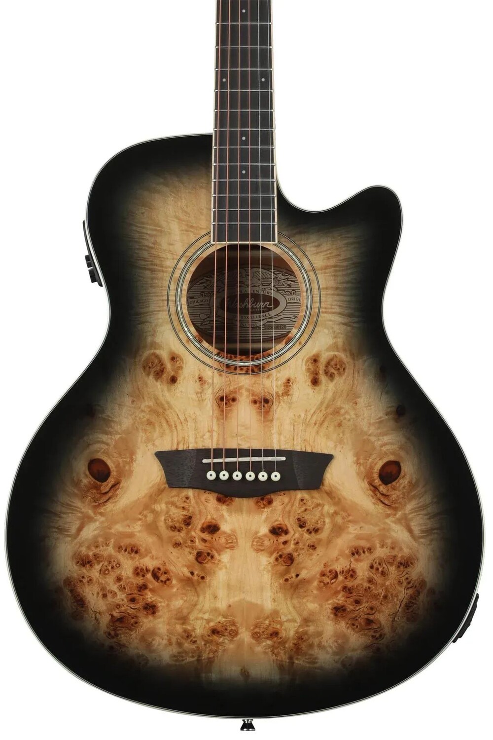 

Акустическая гитара Washburn Deep Forest Burl ACE - Black Fade