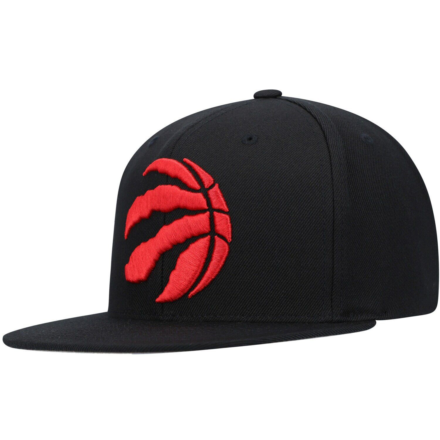 

Мужская черная кепка Mitchell & Ness Toronto Raptors Team Ground Snapback