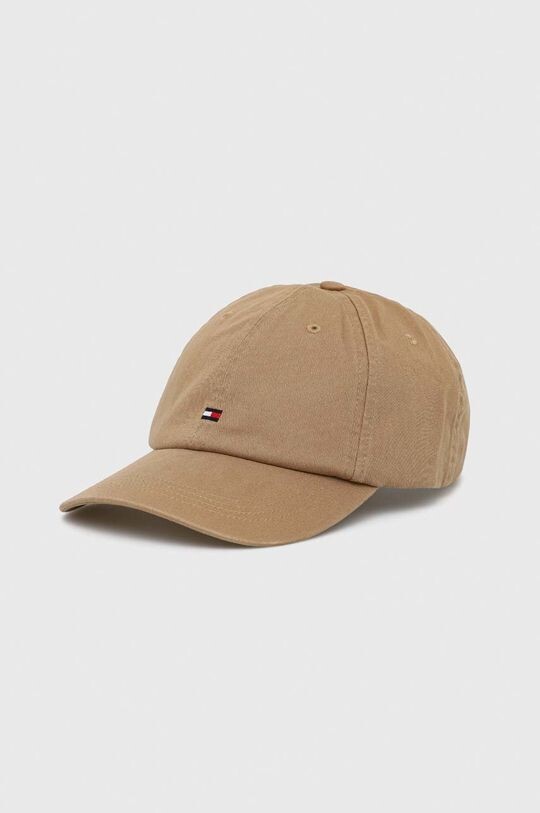 

Хлопковая бейсболка Tommy Hilfiger, бежевый