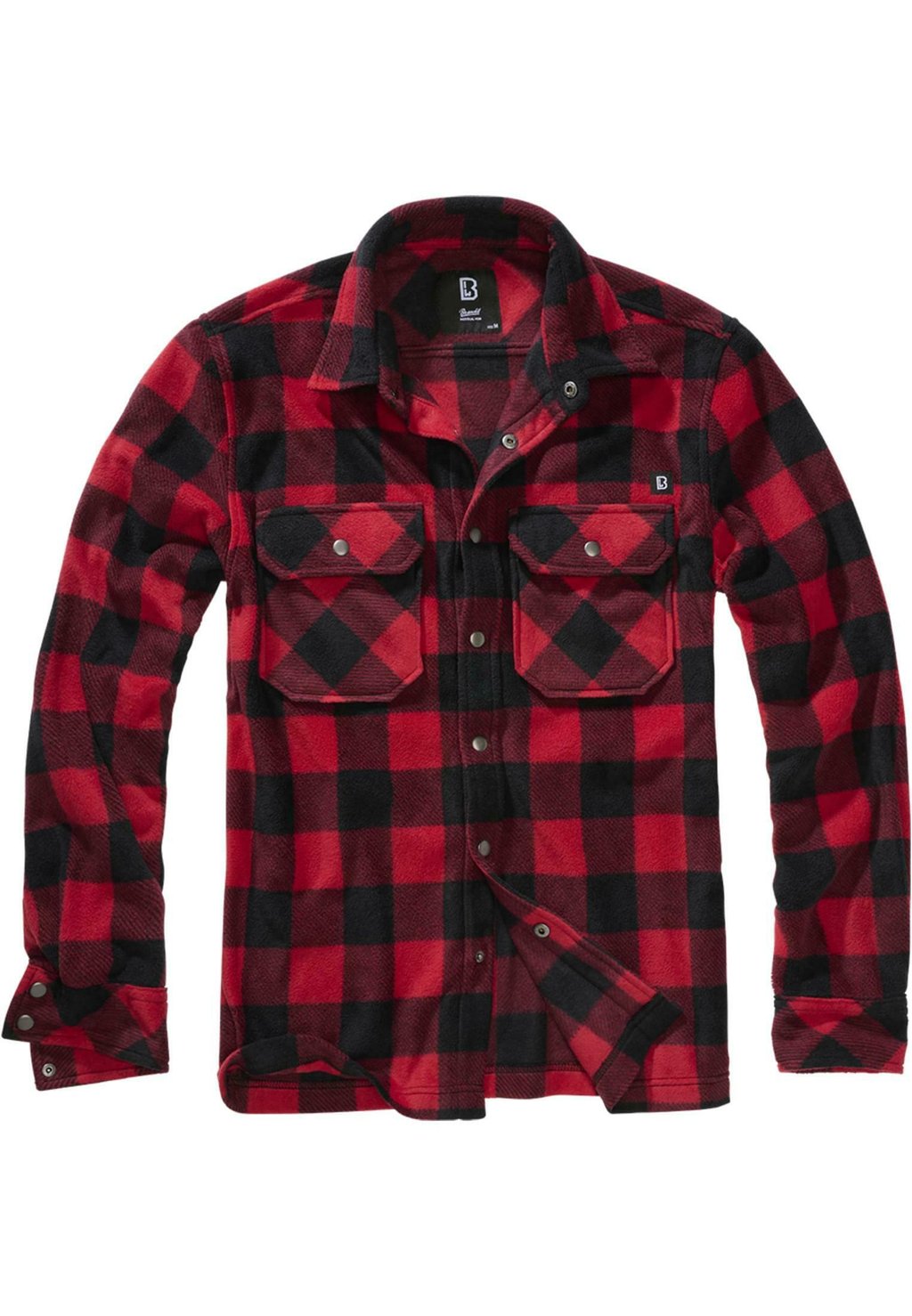 Рубашка Jeff Long Sleeve Brandit, цвет red black