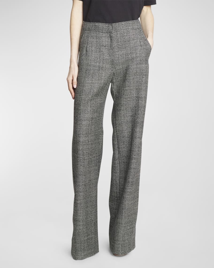 

Широкие шерстяные брюки Pantery Dries Van Noten