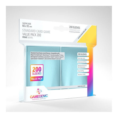 

Чехол для карточек Gamegenic Value Pack Standard Sleeves (200 Ct.) Gamegenic