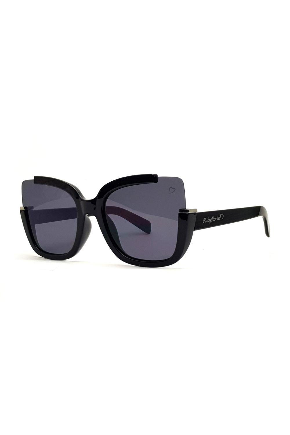 Солнцезащитные очки Ruby Rocks Elizabeth Square, черный цена и фото