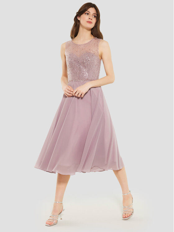 цена Коктейльное платье стандартного кроя Swing, розовый