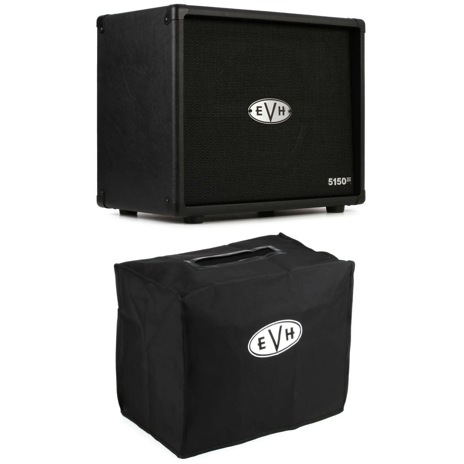 

Новый шкаф расширения EVH 5150III 1x12 дюймов, 30 Вт с крышкой — черный