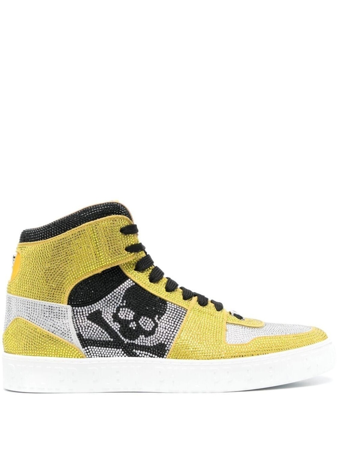 

Philipp Plein высокие кроссовки Crystal Notorious, желтый
