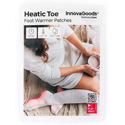 

Грелки для ног Heatic Toe, 10 шт., белые, один размер, Innovagoods