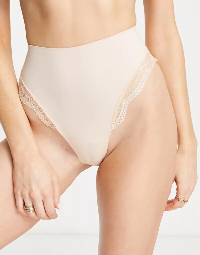 

Бежевые стринги средней жесткости ASOS