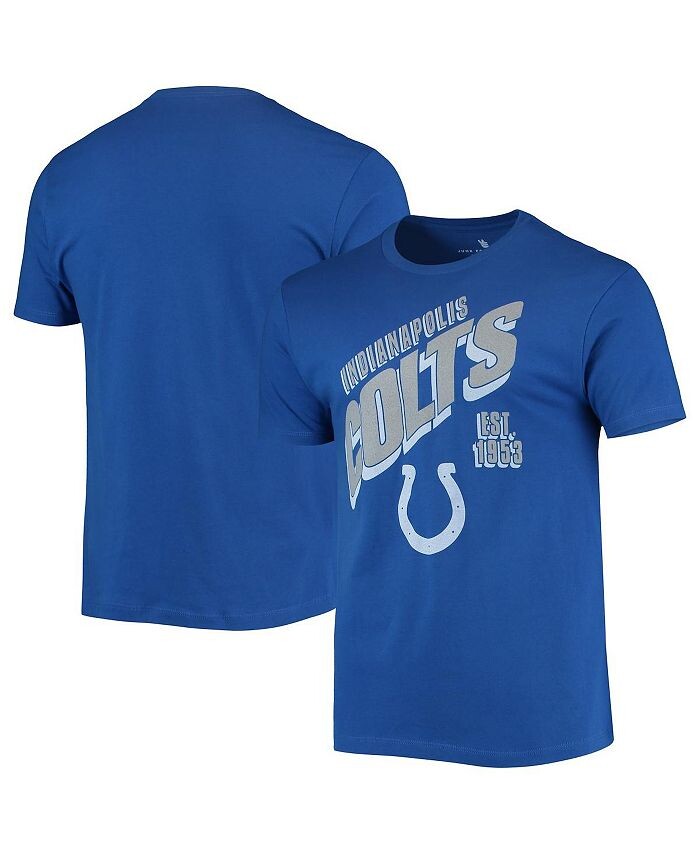

Мужская футболка Royal Indianapolis Colts с наклоном Junk Food, цвет Royal