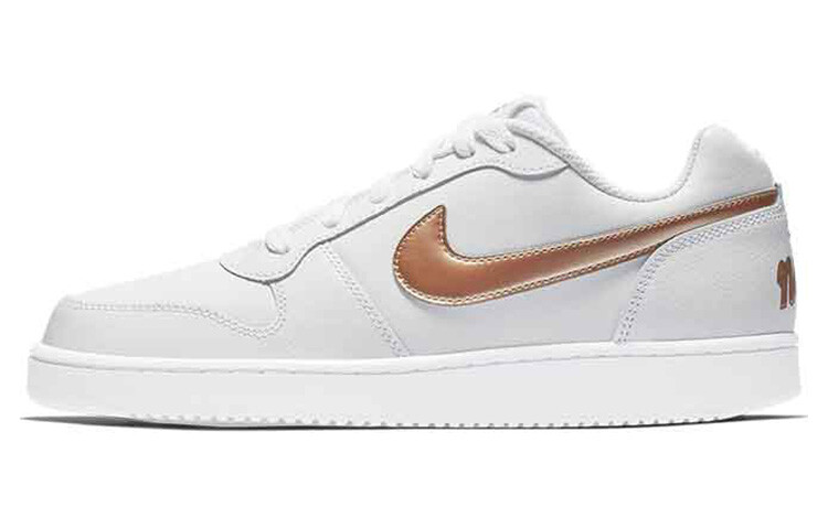 

Женские кроссовки для скейтбординга Nike Ebernon Low, белый/золотой