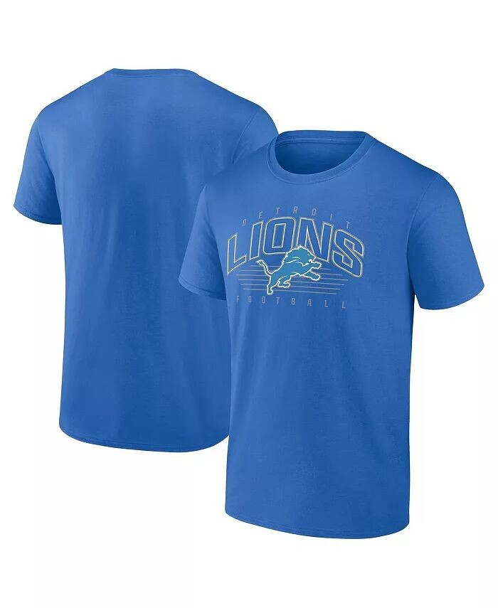 

Мужская синяя футболка Detroit Lions Line Clash Fanatics, синий