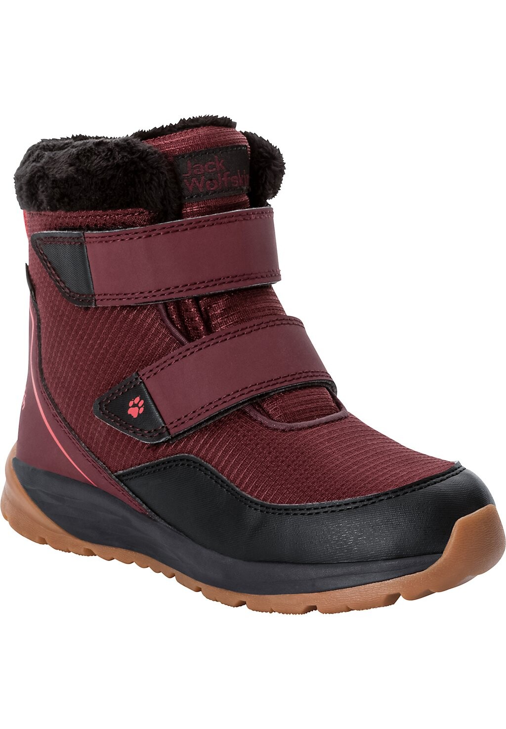 

Зимние ботинки Polar Texapore Mid Unisex Jack Wolfskin, цвет boysenberry
