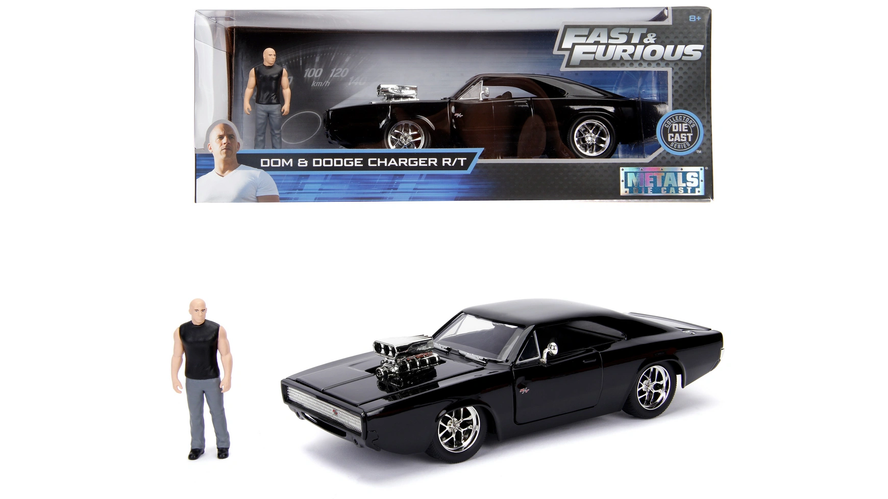 Jada Форсаж Dom & Dodge Charger R/T revell 1968 dodge charger r t