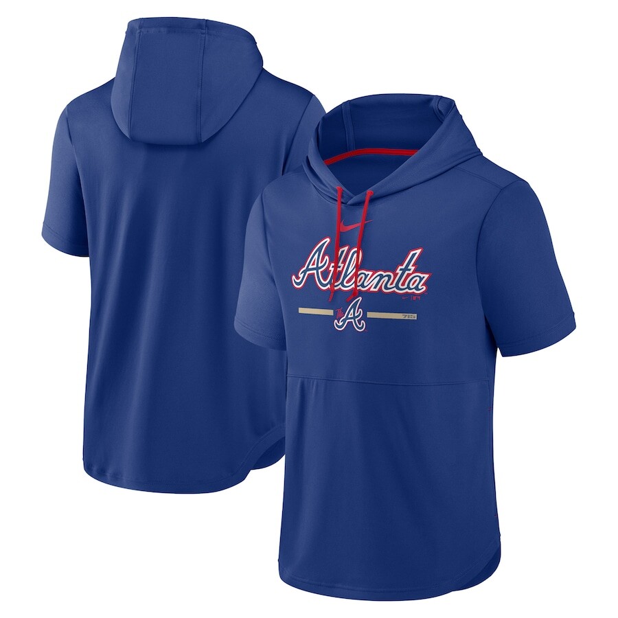 

Пуловер с капюшоном Nike Atlanta Braves, роял