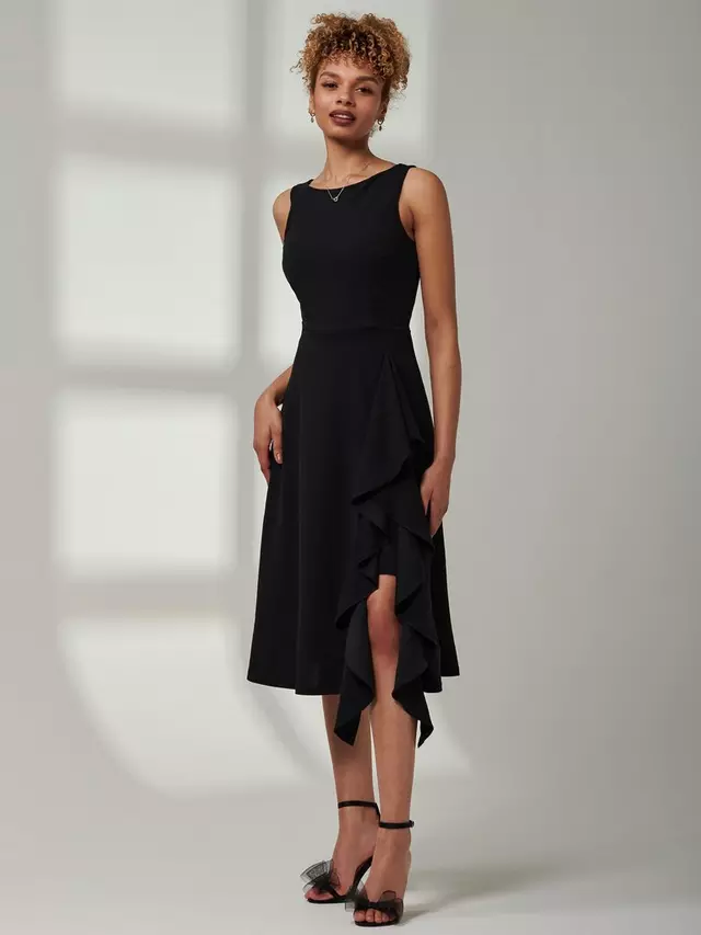 

Платье Jolie Moi Haylen Frill Midi, черный