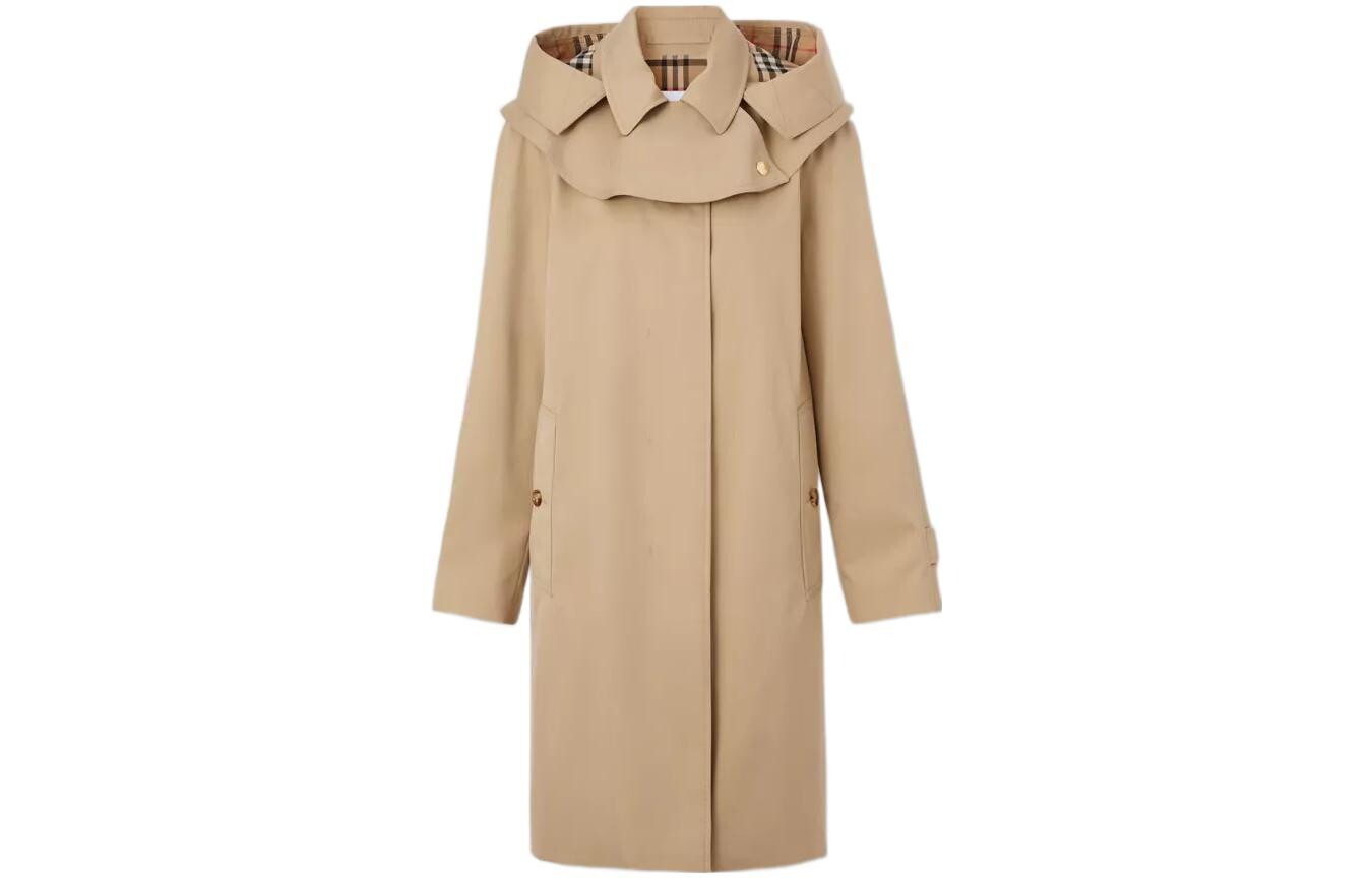 

Пальто женское медового цвета Burberry
