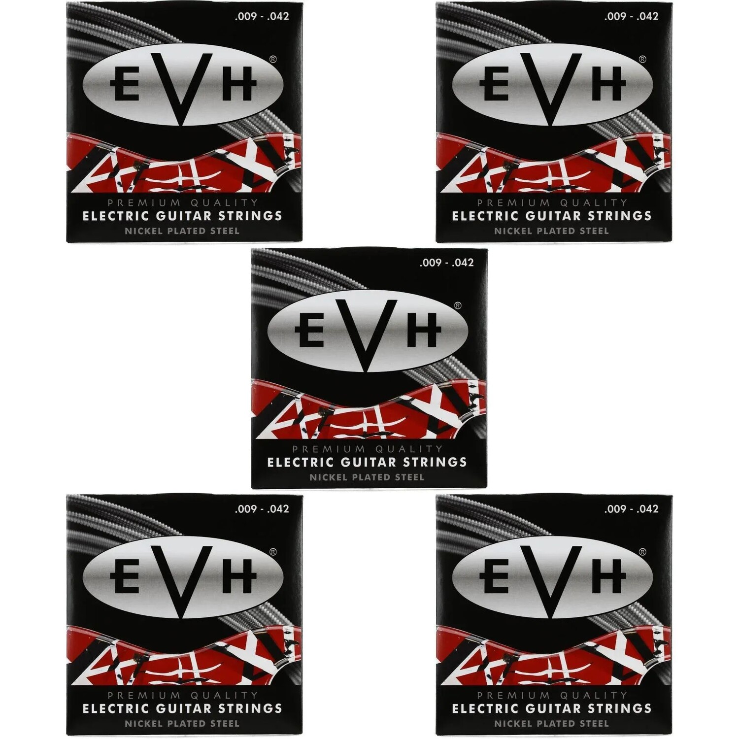 

Струны для электрогитары EVH Premium — .009-.042 (5 шт.)