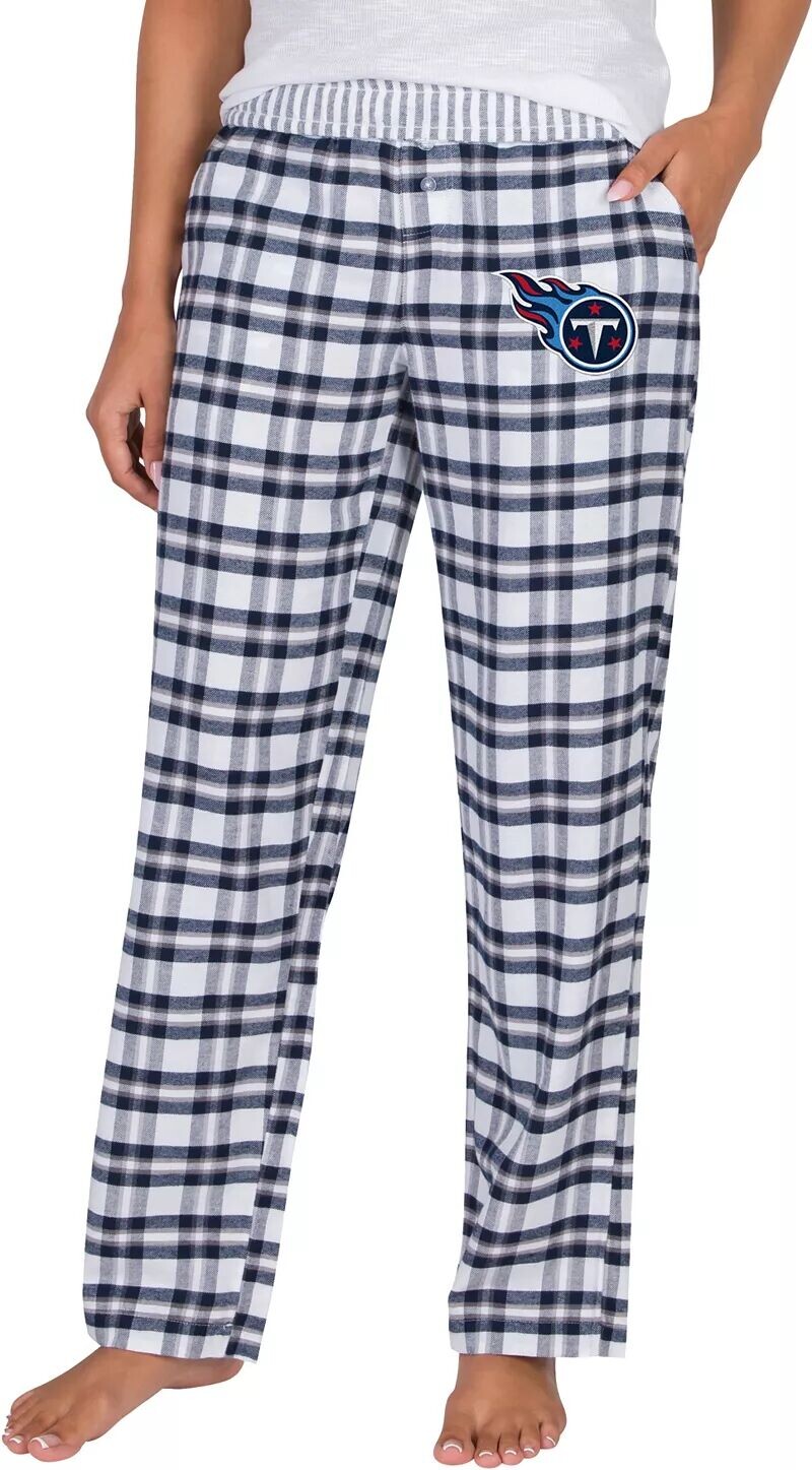 

Женские темно-синие фланелевые брюки Tennessee Titans Concepts Sport Sienna