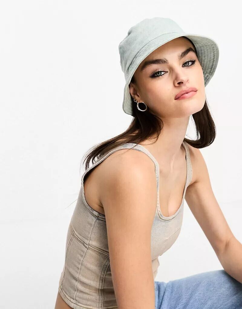 

Синяя джинсовая панама ASOS