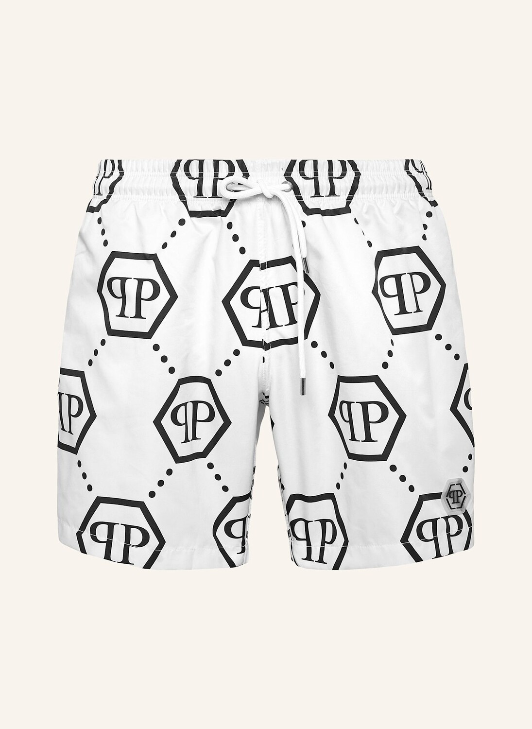 

Шорты для плавания monogram PHILIPP PLEIN, белый