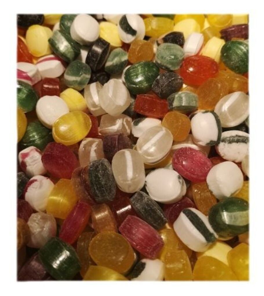 

500 гр смесь конфет "Гамбургер" без сахара из ярмарочных конфет Pin24Shop