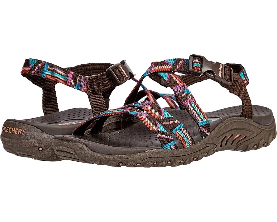 

Сандалии SKECHERS Reggae - Native Vibez, цвет Chocolate Multi