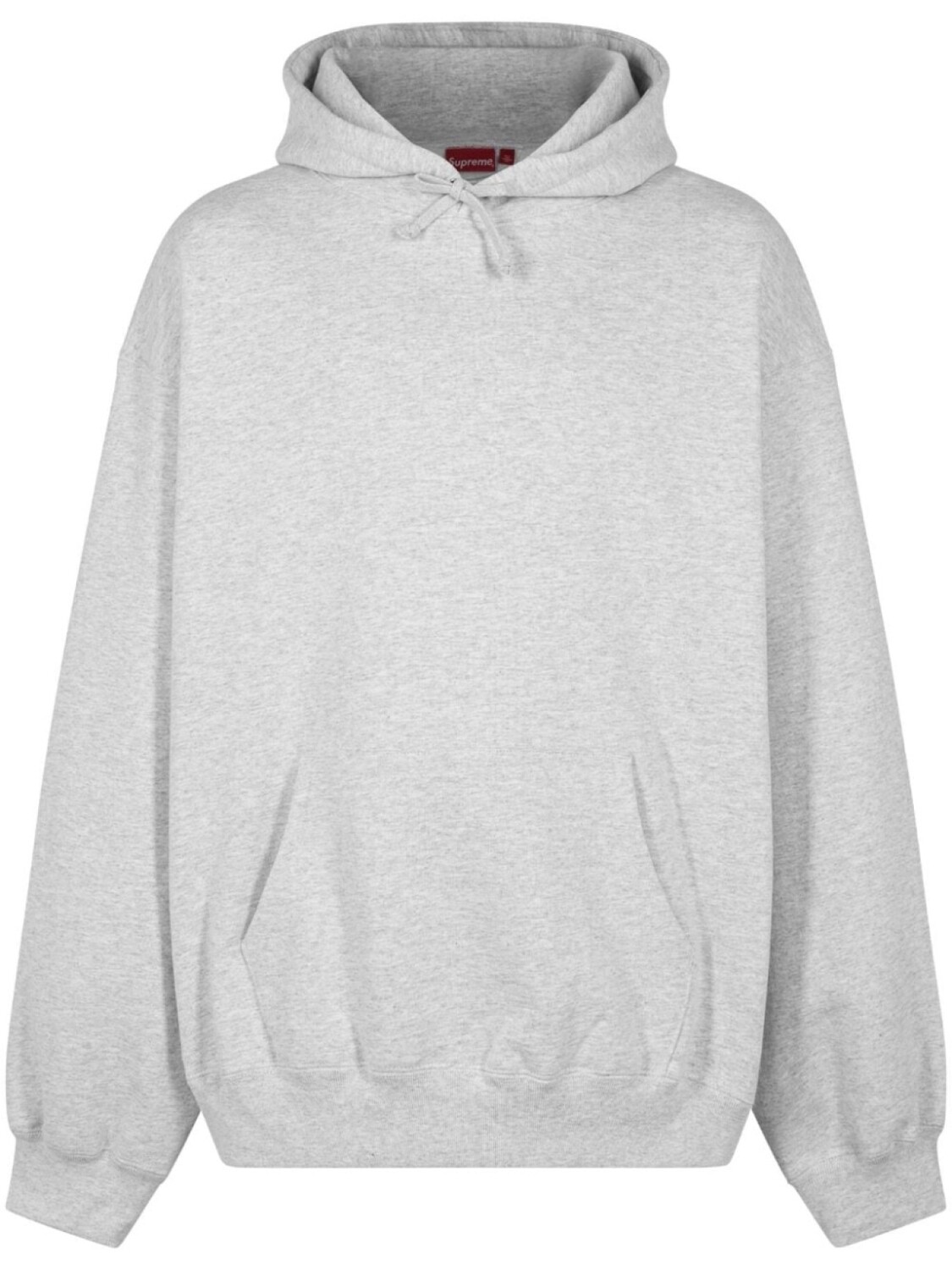 

Supreme худи FW23 - Ash Grey с аппликацией, серый