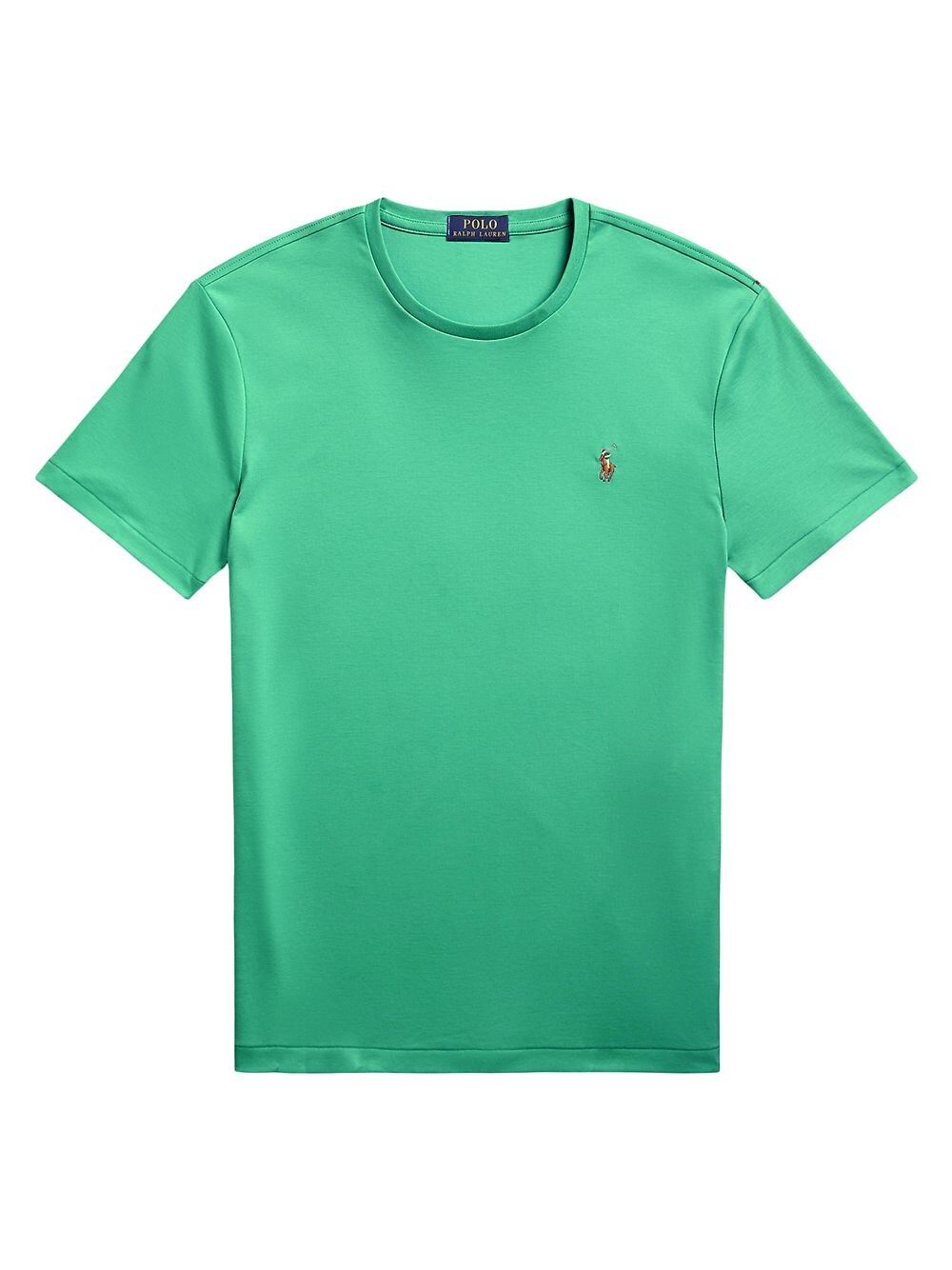 

Хлопковая футболка Пима Polo Ralph Lauren, зеленый