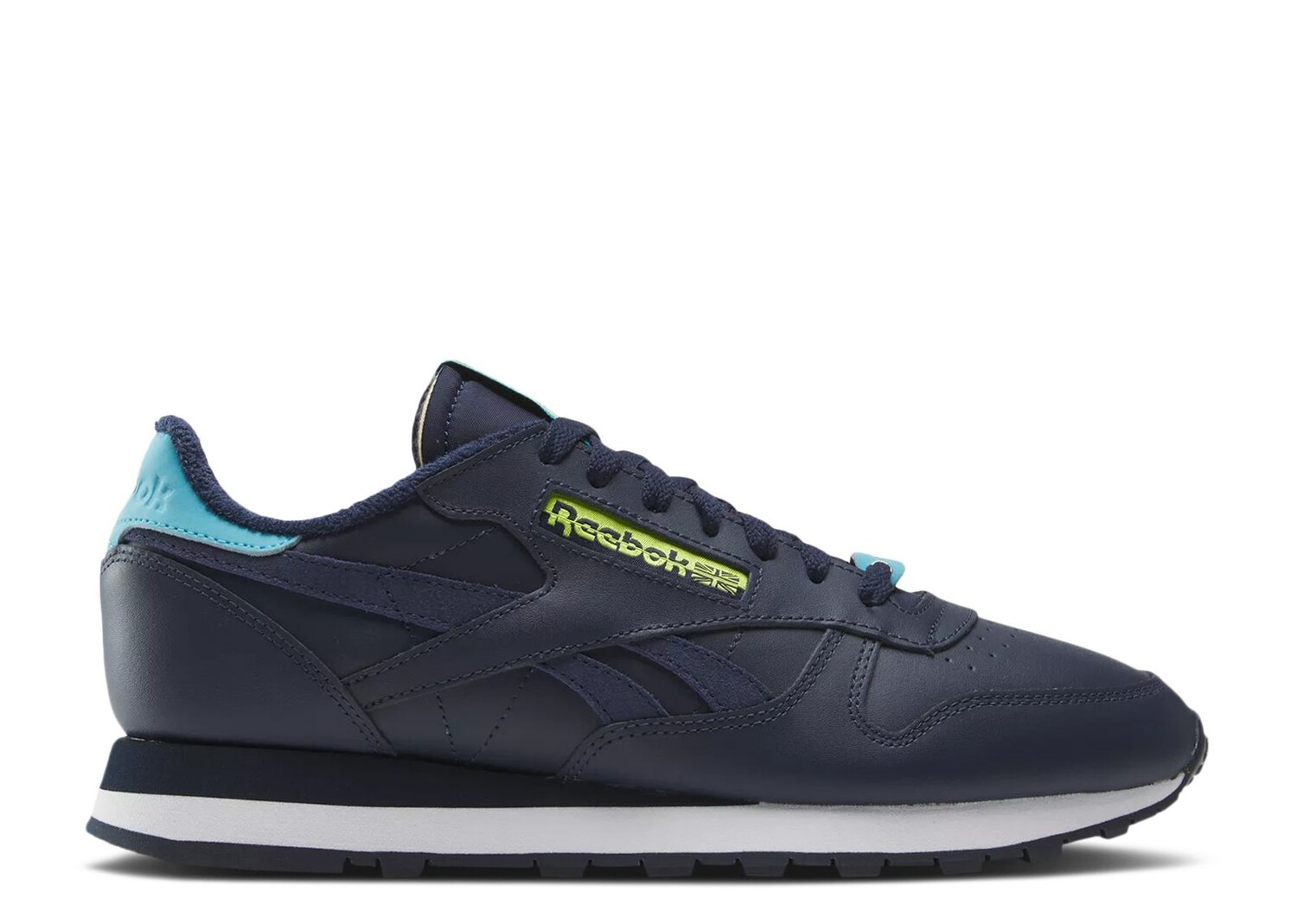 

Кроссовки Reebok Classic Leather 'Vector Navy', синий