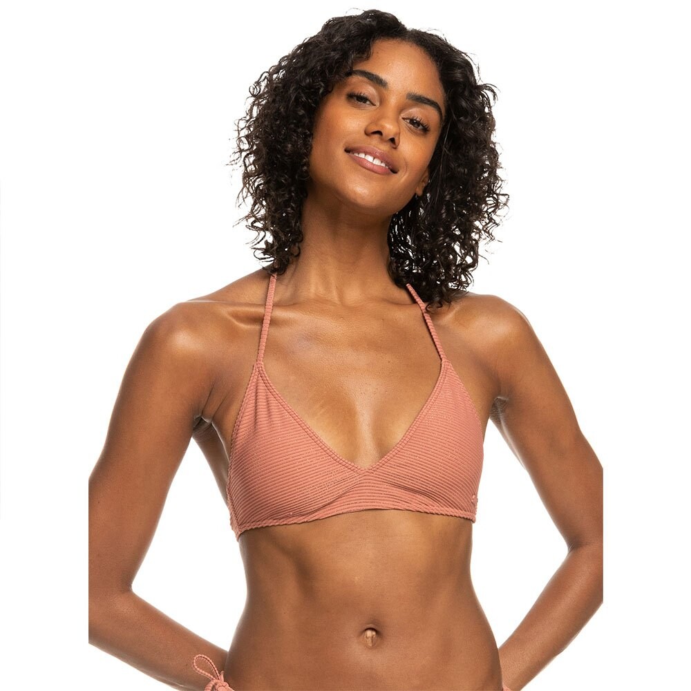 Топ бикини Roxy Coconut Fixed Tri, оранжевый топ бикини roxy coconut crew fixed bikini top цвет cedar wood