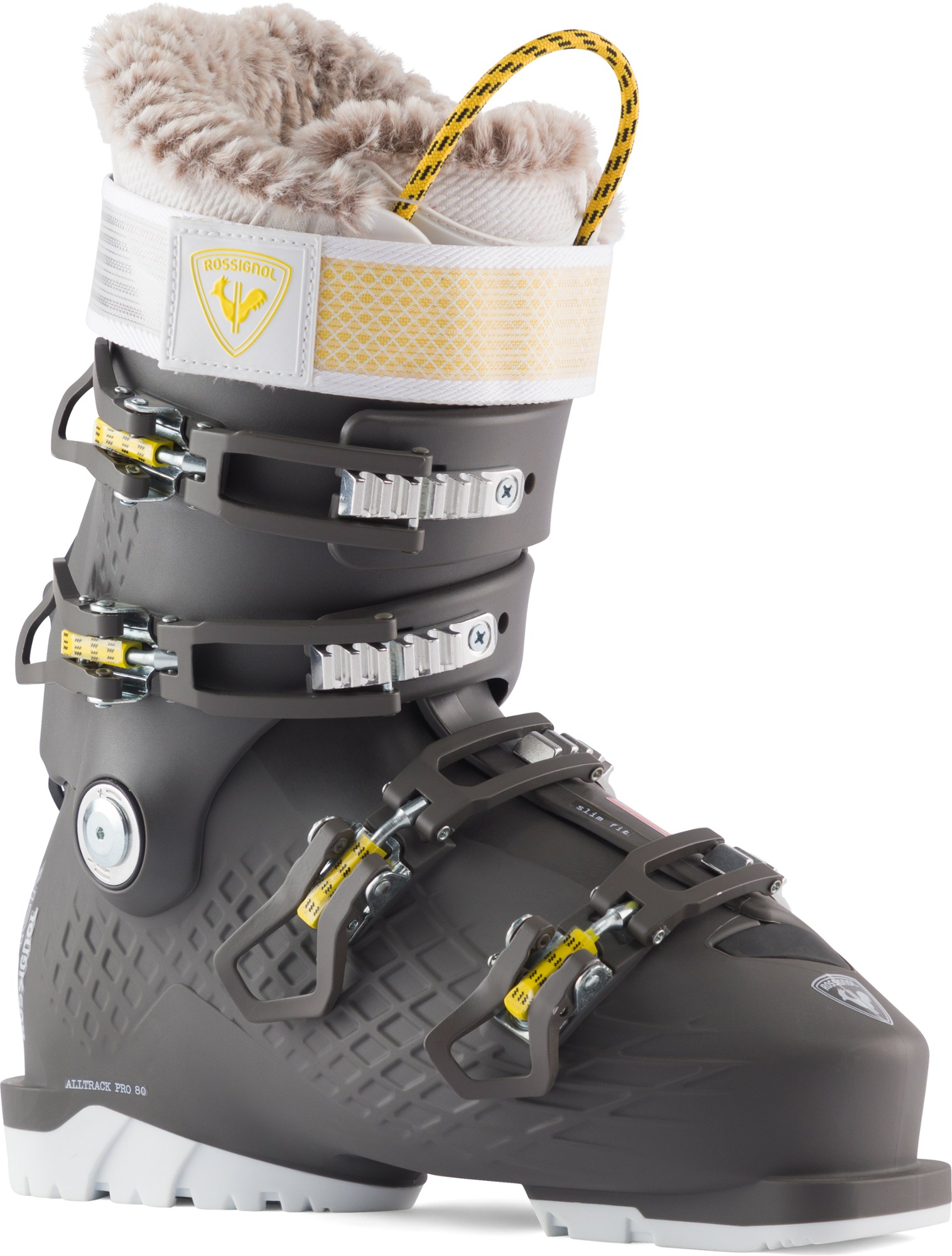 цена Лыжные ботинки Alltrack Pro 80 W — женские — 2023/2024 г. Rossignol, серый