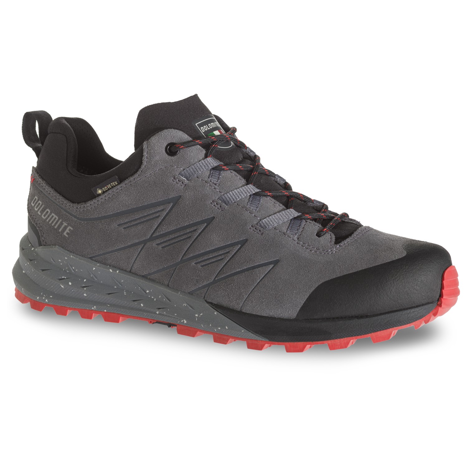 Мультиспортивная обувь Dolomite Croda Nera GTX, цвет Gunmetal Grey/Fiery Red