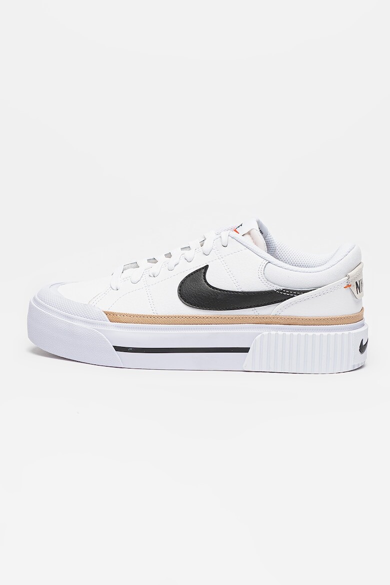 

Туфли Court Legacy Lift из кожи и экокожи Nike, белый