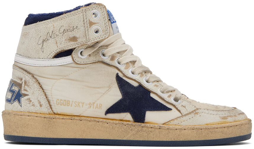 

Off-White кроссовки Sky Star Golden Goose