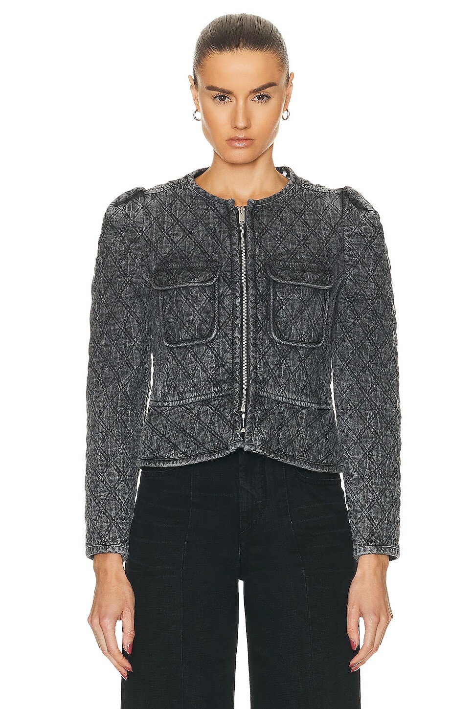 

Куртка Isabel Marant Etoile Deliona, цвет Dark Grey