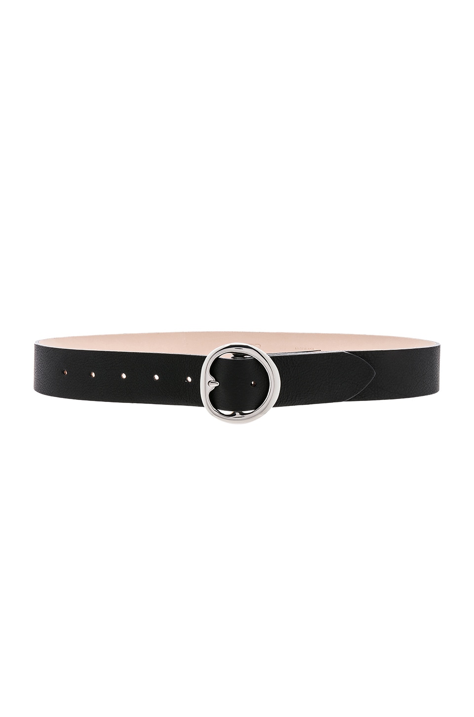 Ремень B-Low the Belt Baby Bell Bottom Smooth, цвет Black & Silver