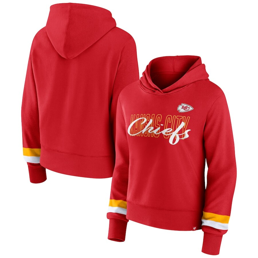 

Пуловер с капюшоном Fanatics Branded Kansas City Chiefs, красный