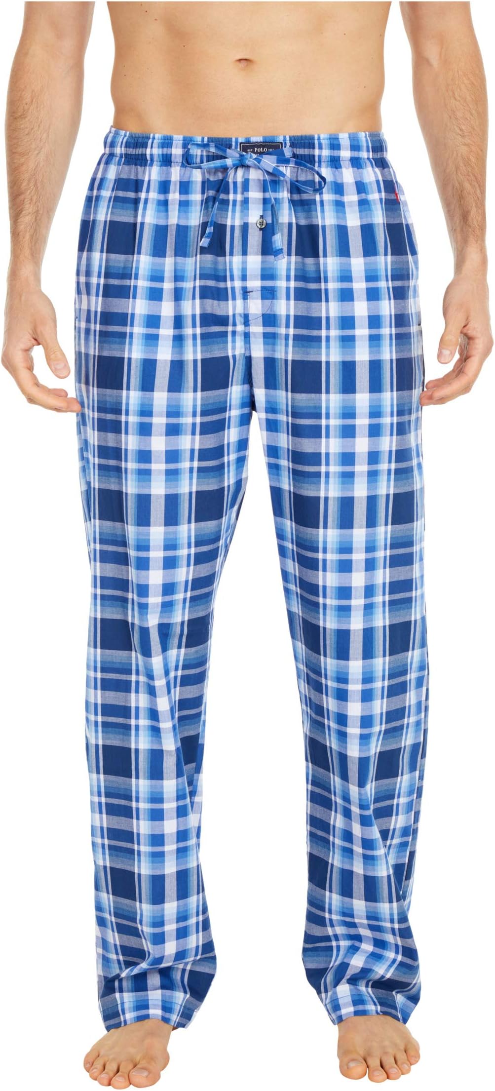 Тканые пижамные брюки Polo Ralph Lauren, цвет Monroe Plaid/RL2000 Red Pony Player