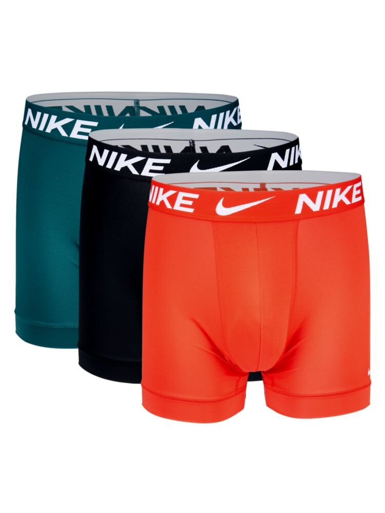 

Комплект из 3 трусов-боксеров с логотипом на талии Nike, цвет Chile Red