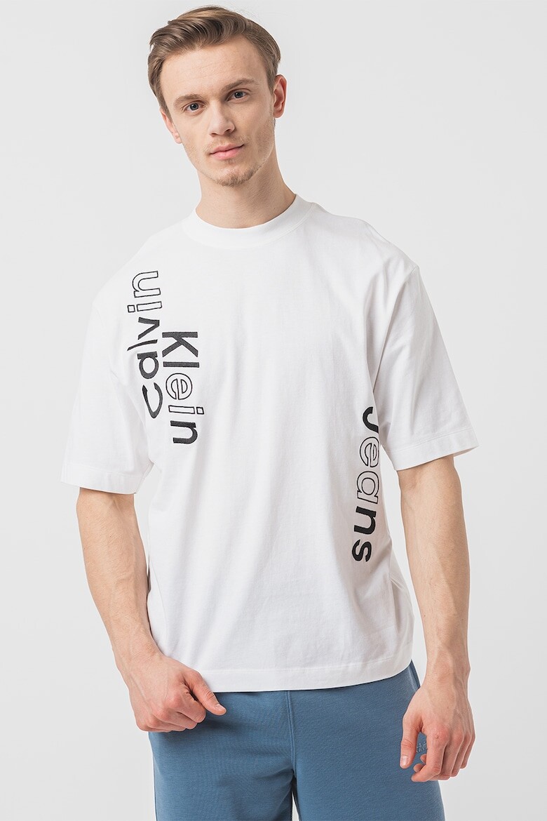 

Футболка с логотипом Calvin Klein Jeans, черный