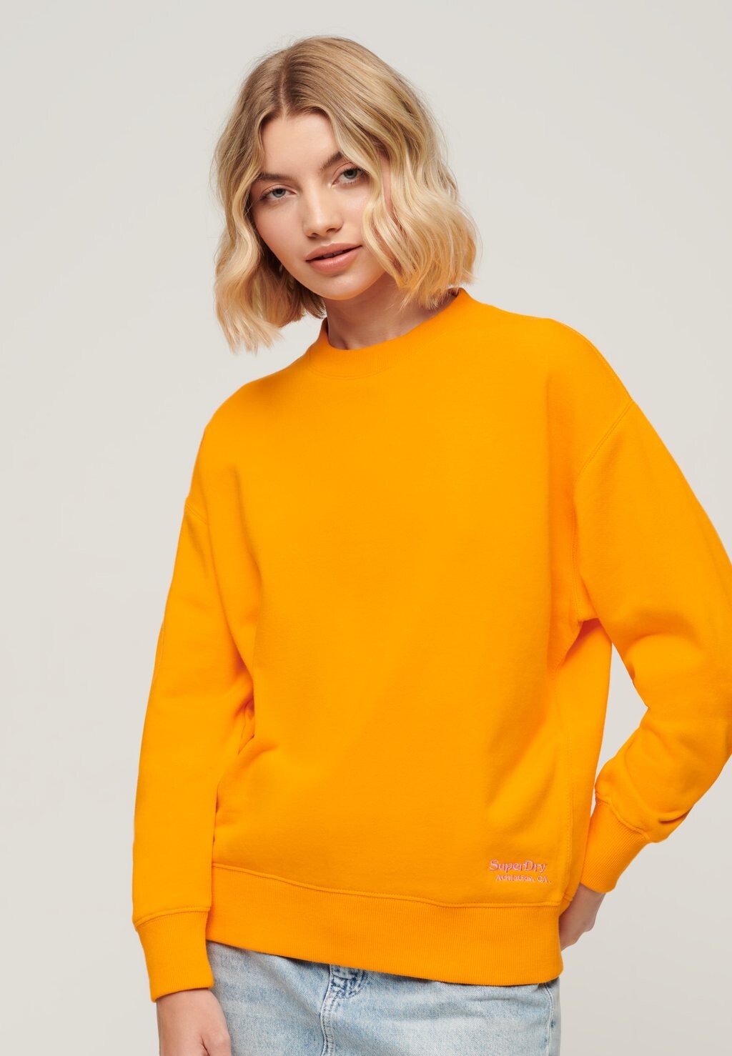 

Толстовка ESSENTIAL LOGO Superdry, цвет satsuma orange