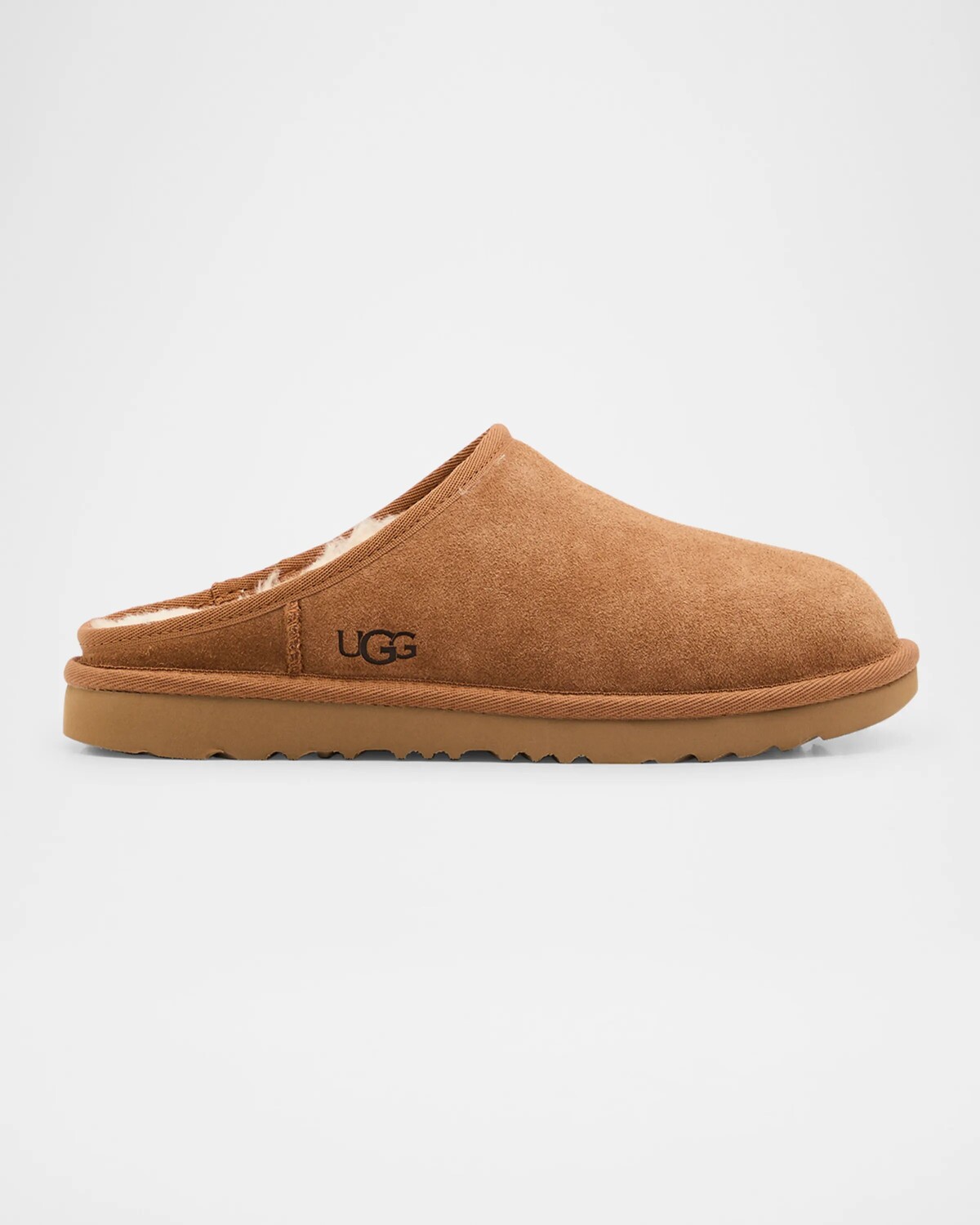 

Классические замшевые тапочки для мальчиков, детские Ugg, цвет Chestnut